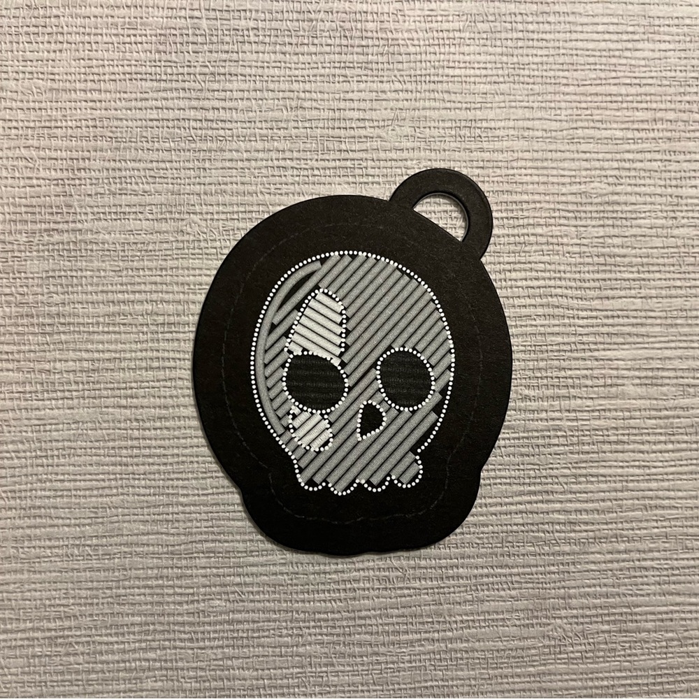 Coach Skull Gift Tag